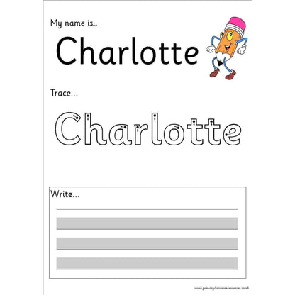 EDITABLE Name Writing Cards - Choose your theme!:Primary Classroom Resources,Classic