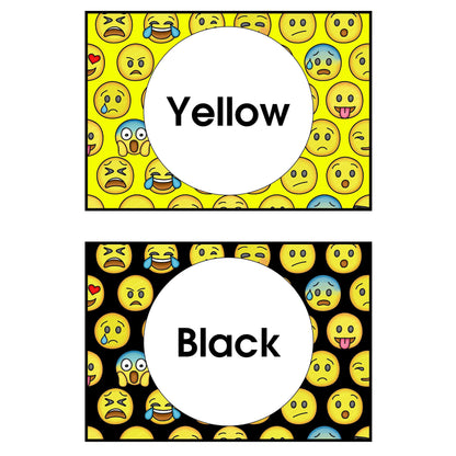 Emoji Colour Cards:Primary Classroom Resources