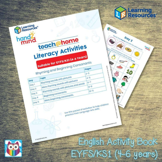 English Activity Book - EYFS/KS1 (4-6 years):Primary Classroom Resources