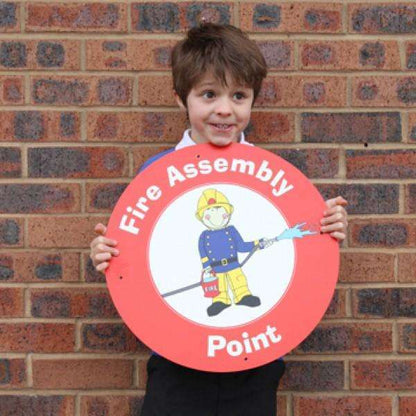Fire Assembly Point Wall Sign:Primary Classroom Resources