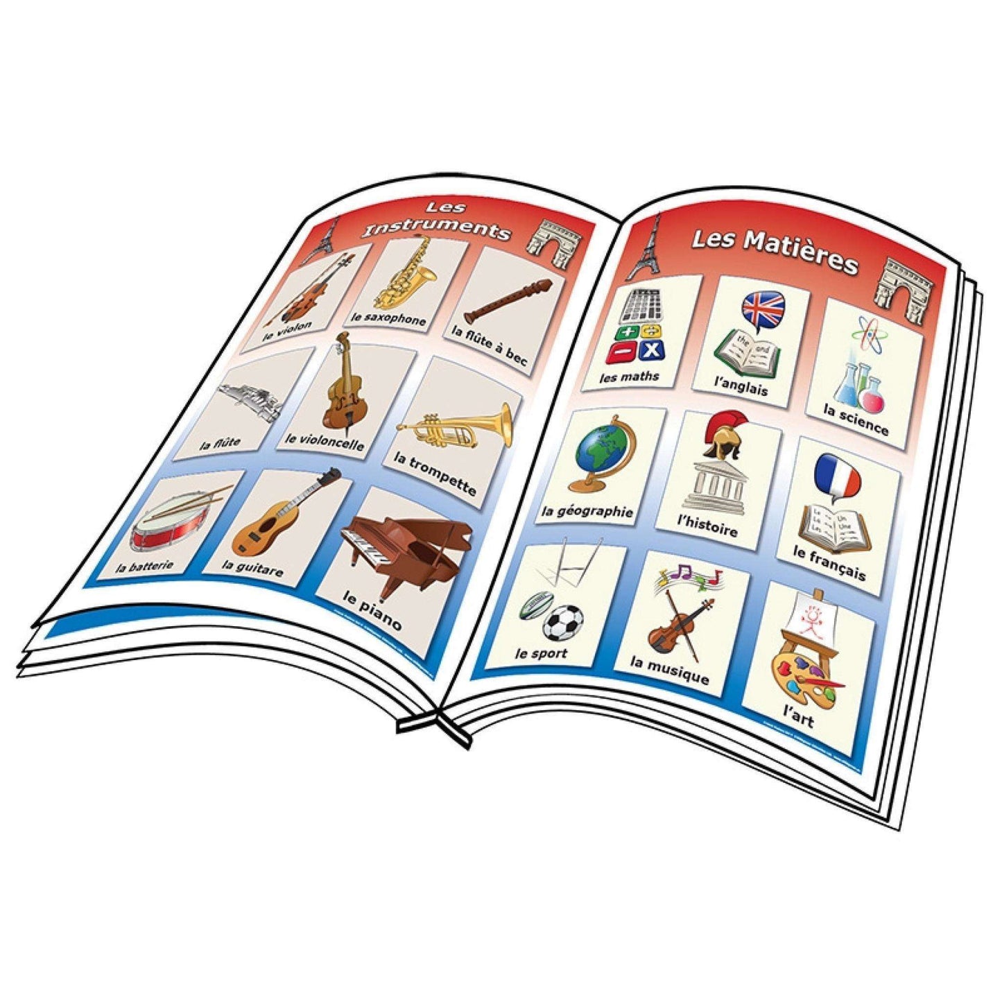 First French Words Book:Primary Classroom Resources