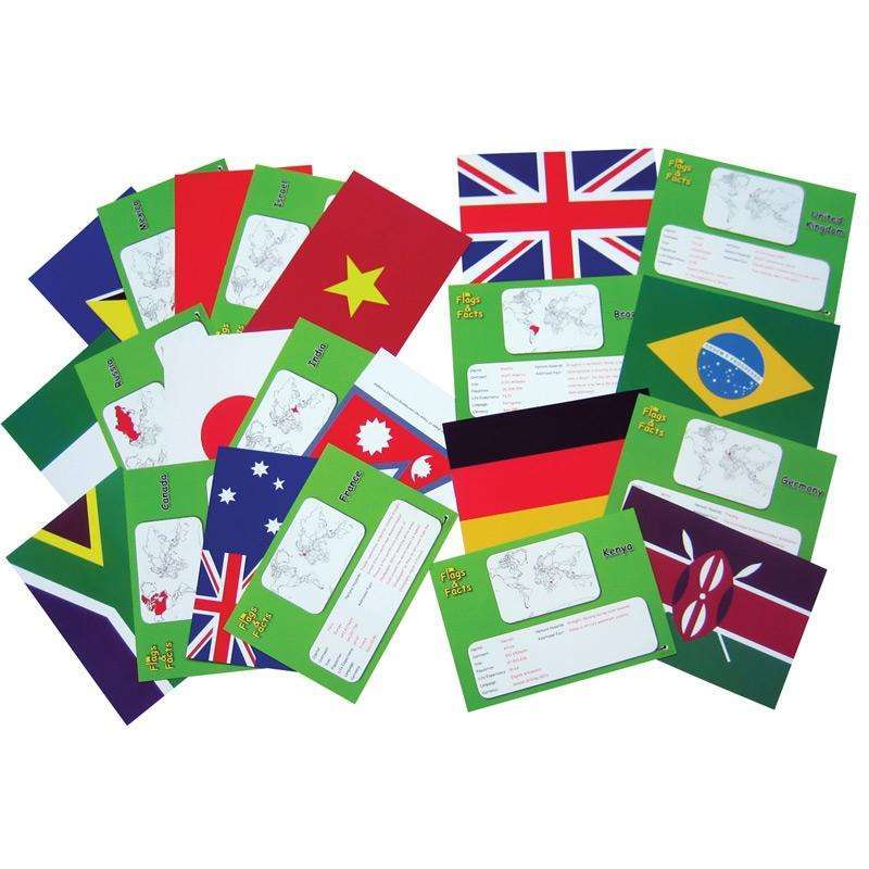 Flags & Facts Cards:Primary Classroom Resources