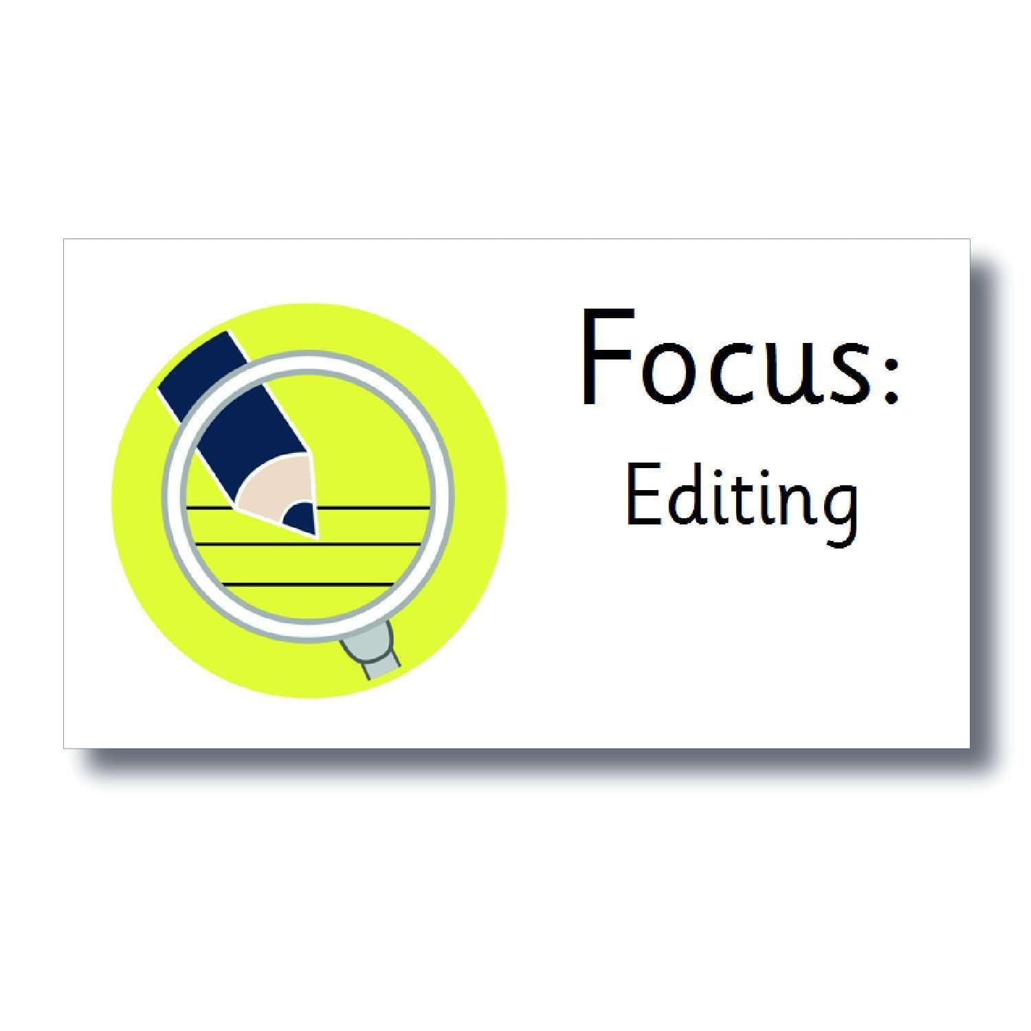 Focus Inkjet Sticker Focus Marking Stickers - Editing – Primary Classroom Resources