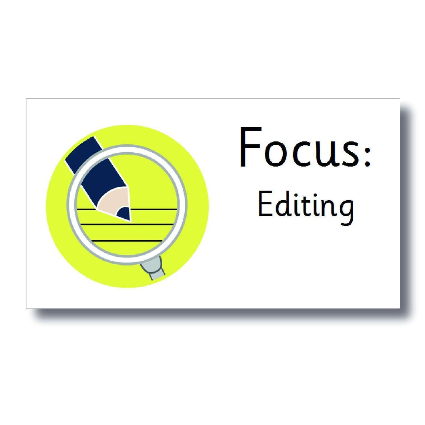 Focus Marking Stickers - Editing:Primary Classroom Resources