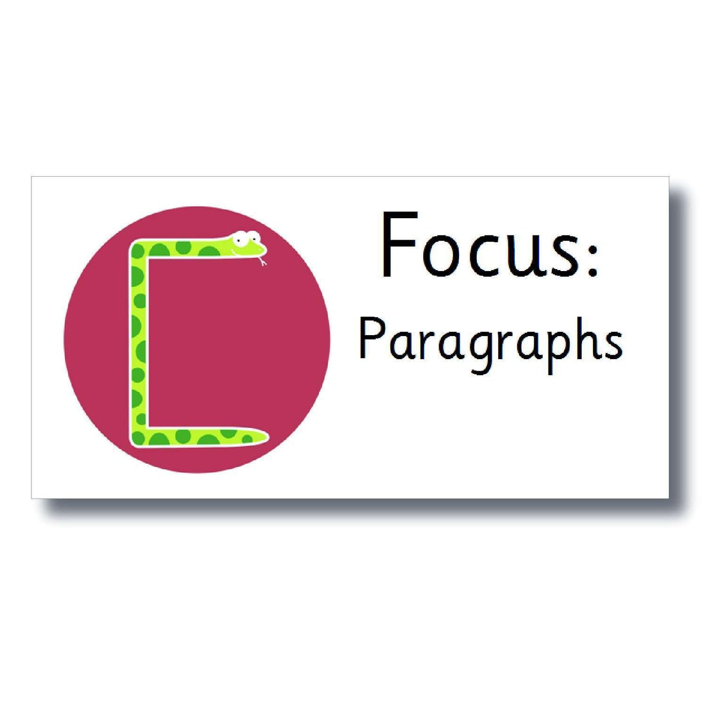 Focus Marking Stickers - Paragraphs:Primary Classroom Resources