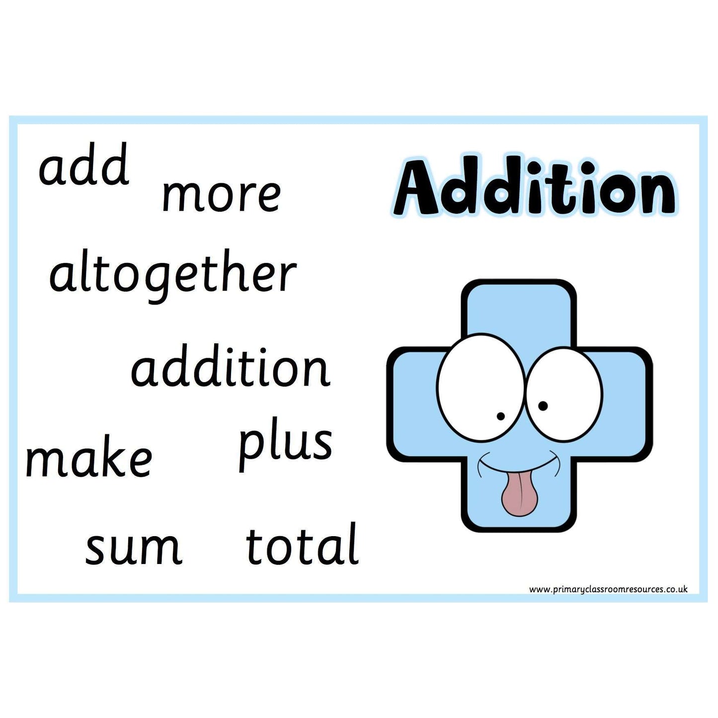 Funky Maths Operation Vocabulary Posters:Primary Classroom Resources