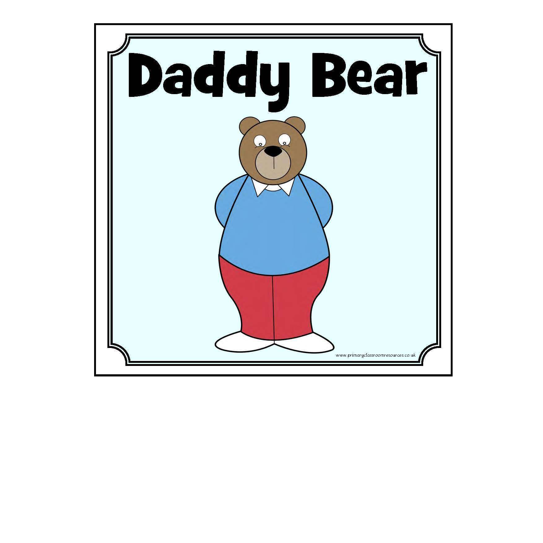Goldilocks and the Three Bears Story Cards:Primary Classroom Resources