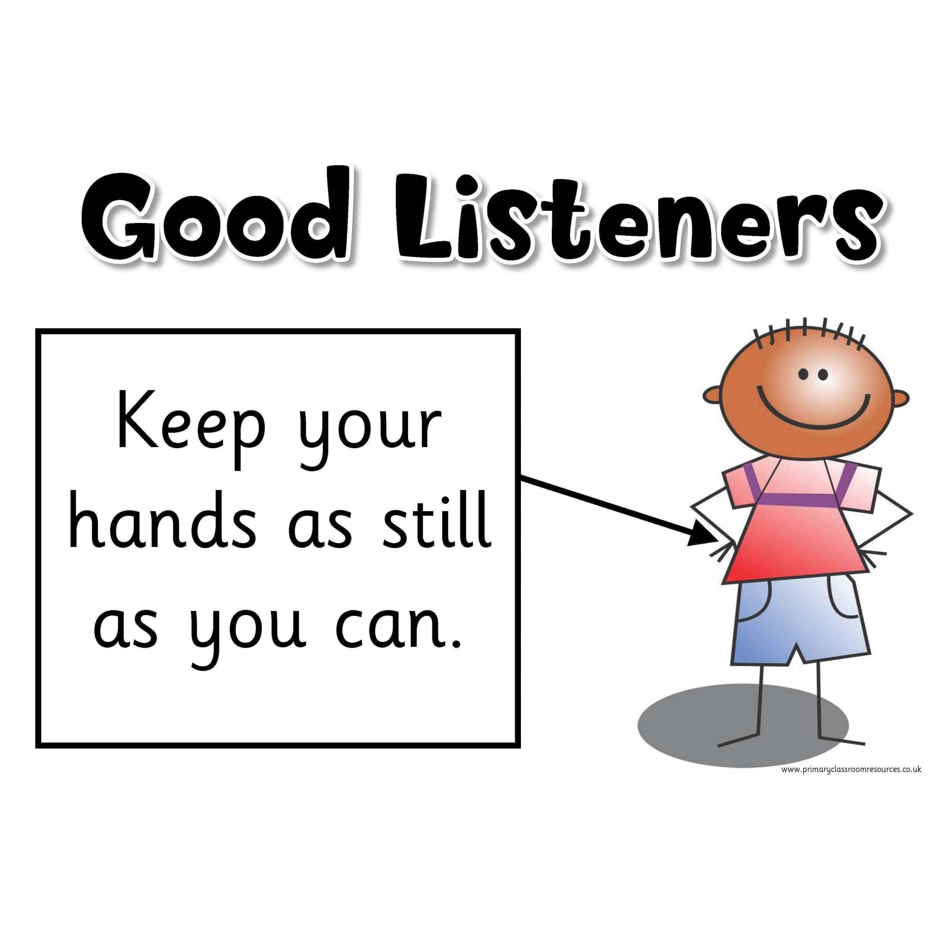 Good Listeners Posters:Primary Classroom Resources