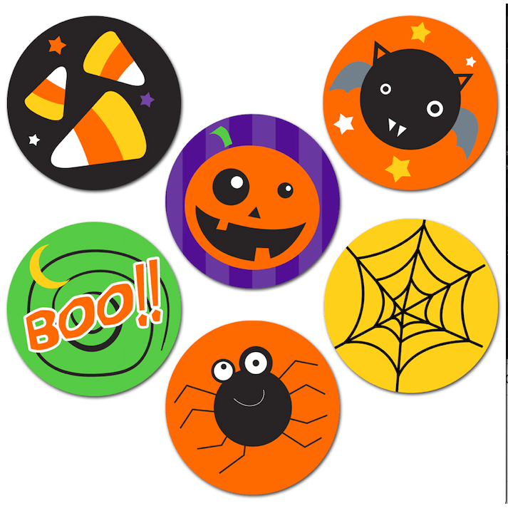Halloween Hot Spots Chart Seal Classroom Reward Stickers:Primary Classroom Resources