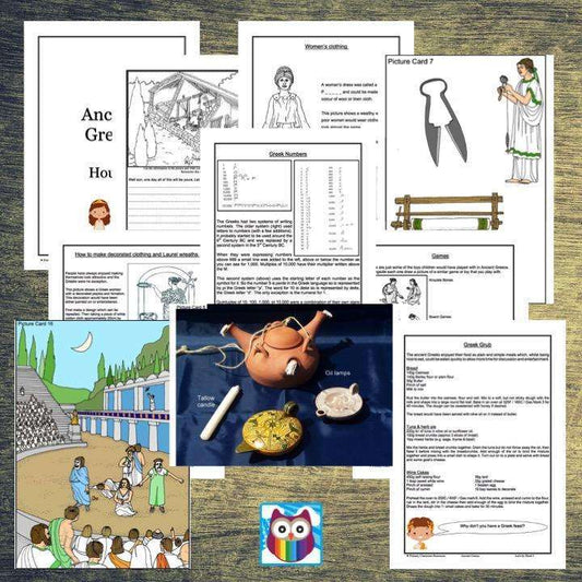History Helper - Ancient Greece - People's Lives:Primary Classroom Resources