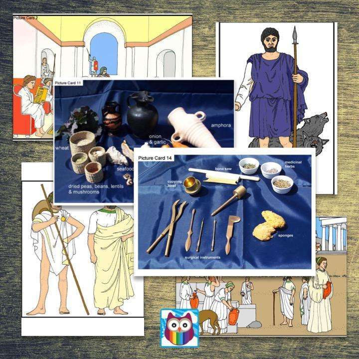 History Helper - Ancient Greece - Picture Cards:Primary Classroom Resources