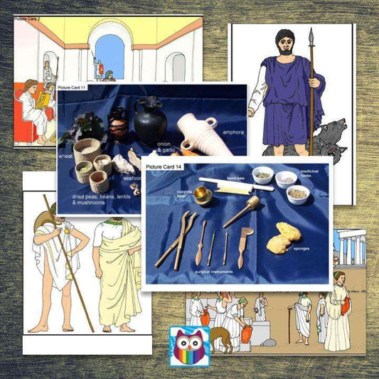History Helper - Ancient Greece - Picture Cards:Primary Classroom Resources