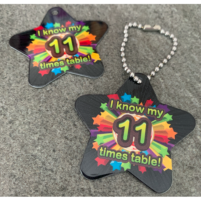 I Know My 11 Times Table BragTags Classroom Rewards:Primary Classroom Resources
