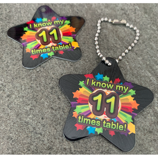 I Know My 11 Times Table BragTags Classroom Rewards:Primary Classroom Resources