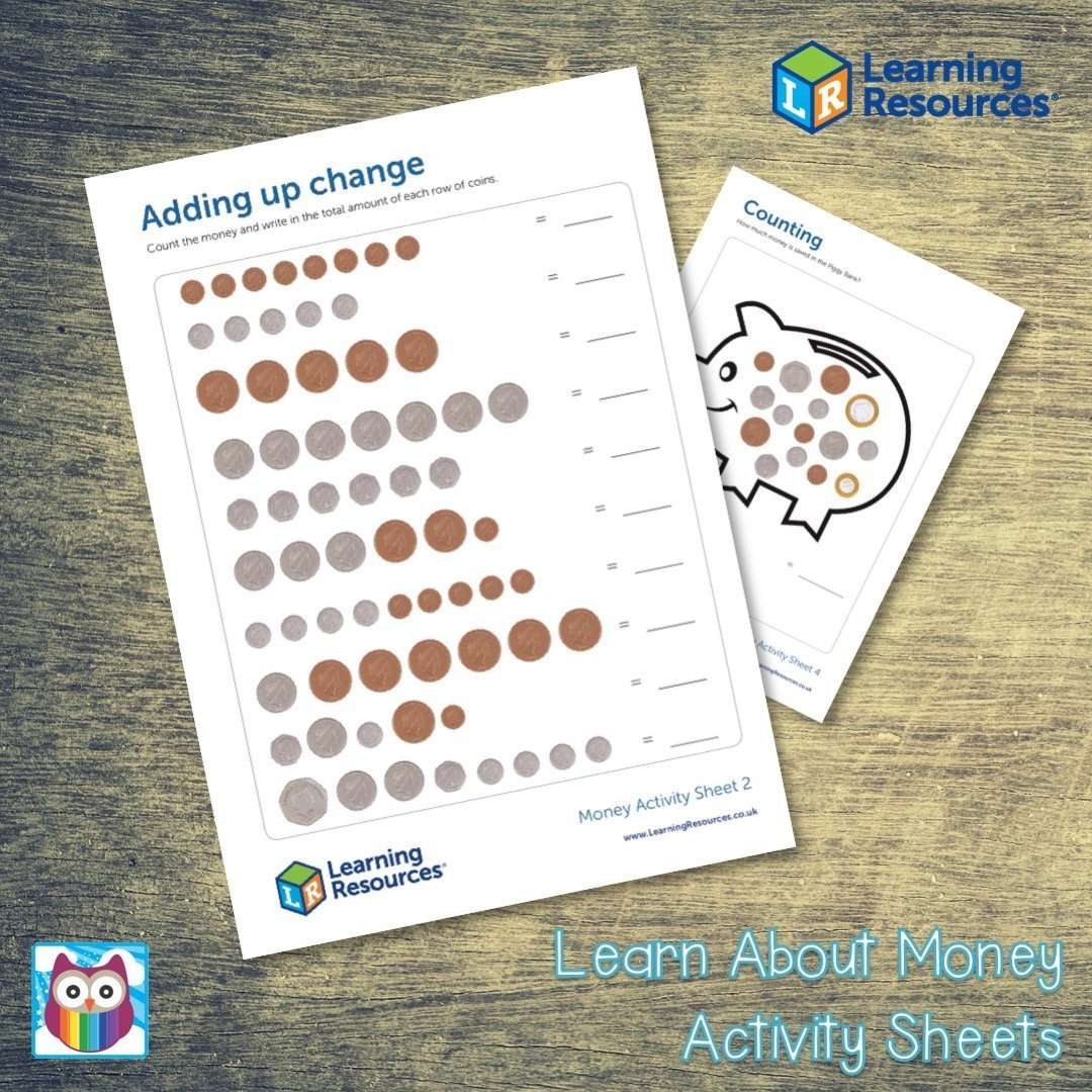 Learn About Money Activity Sheets – Primary Classroom Resources