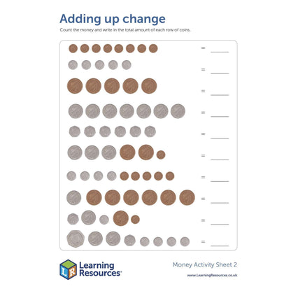 Learn About Money Activity Sheets:Primary Classroom Resources