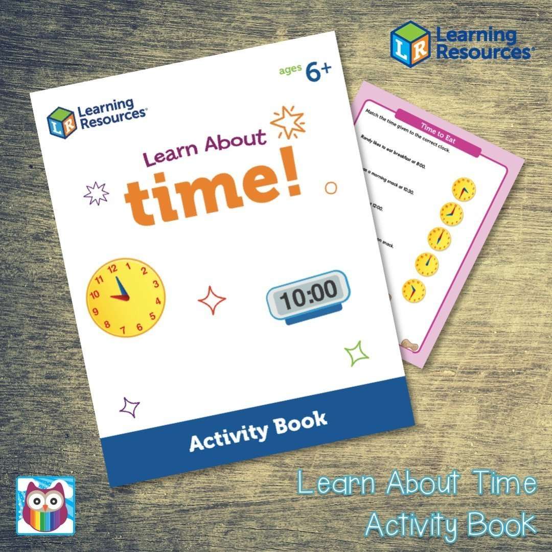Learning Time Workbook Learn About Time Activity Book – Primary Classroom Resources