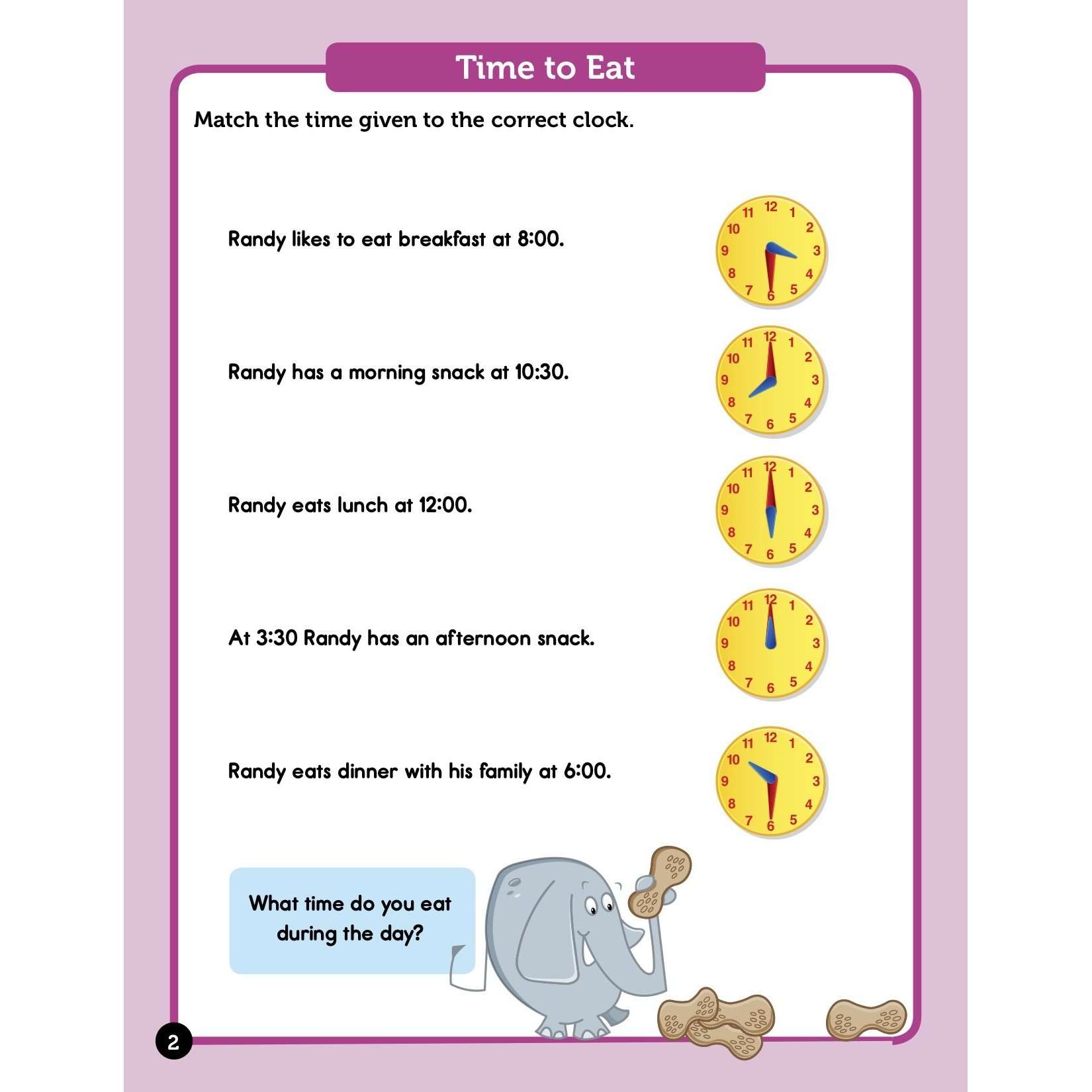 Learn About Time Activity Book – Primary Classroom Resources
