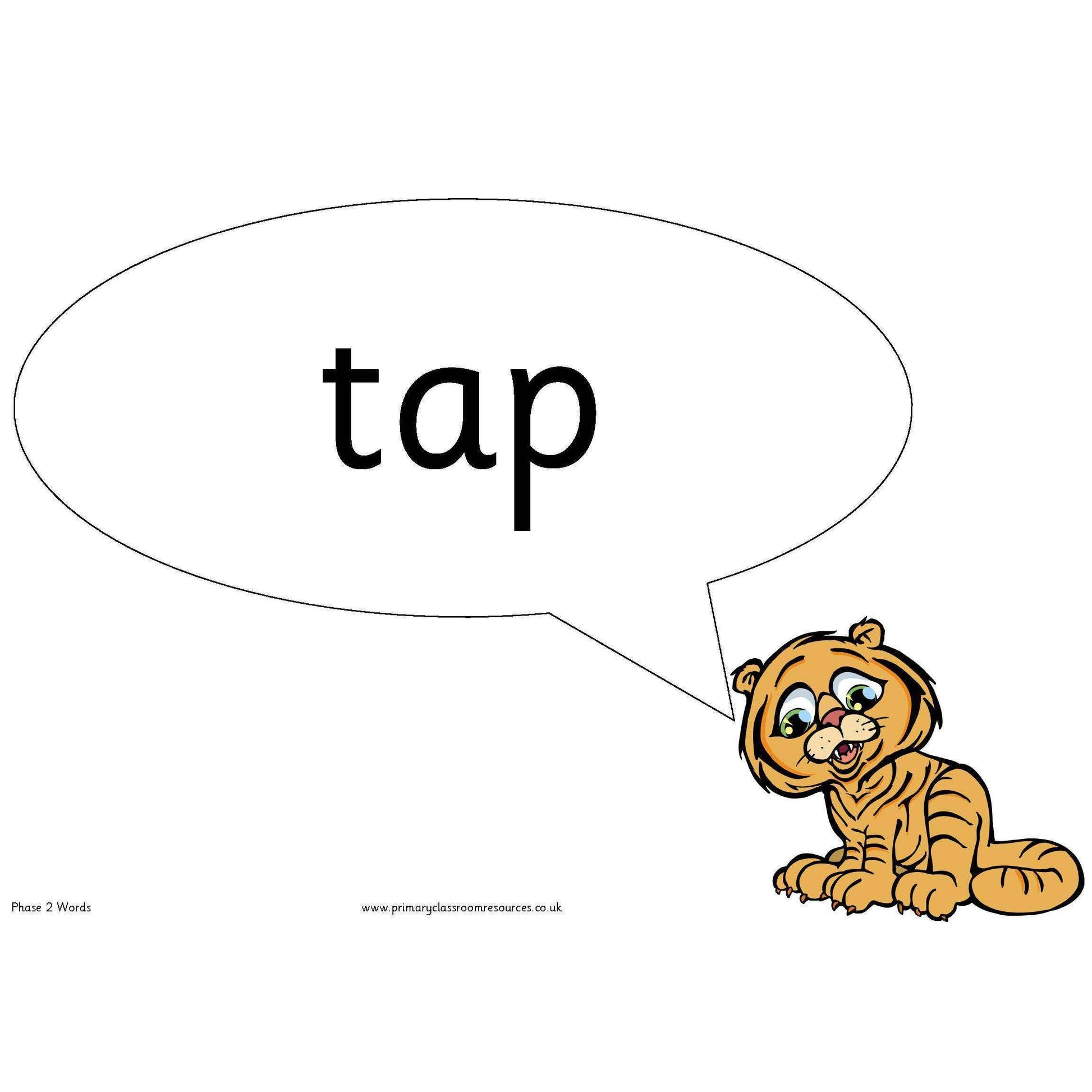 Letters and Sounds Phase 2 Character Words:Primary Classroom Resources