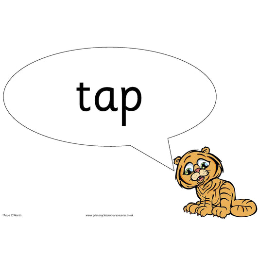 Letters and Sounds Phase 2 Character Words:Primary Classroom Resources