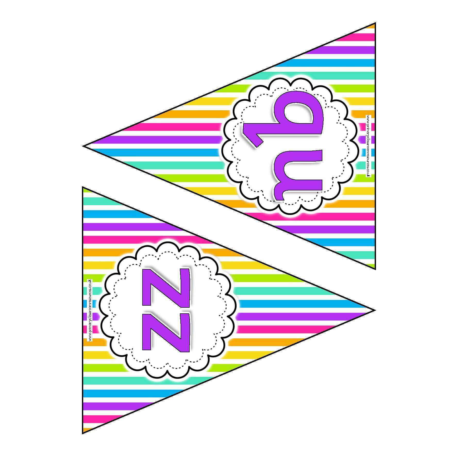 Letters and Sounds Phase 3 Bunting - Rainbow:Primary Classroom Resources
