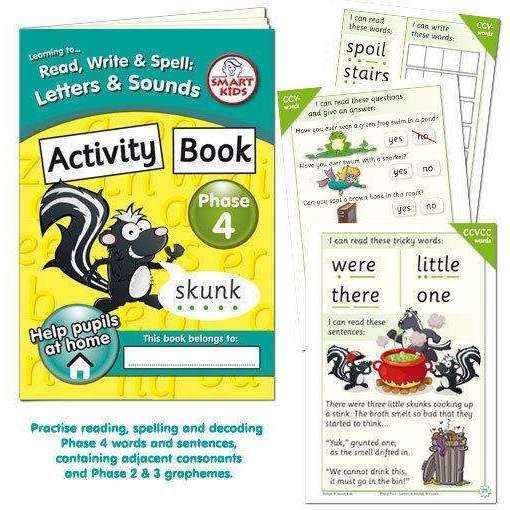 Letters and Sounds Phase 4 Activity Book:Primary Classroom Resources