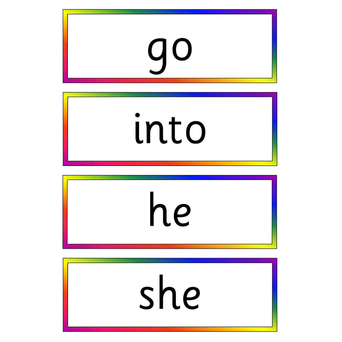 Letters and Sounds Tricky Words – Primary Classroom Resources