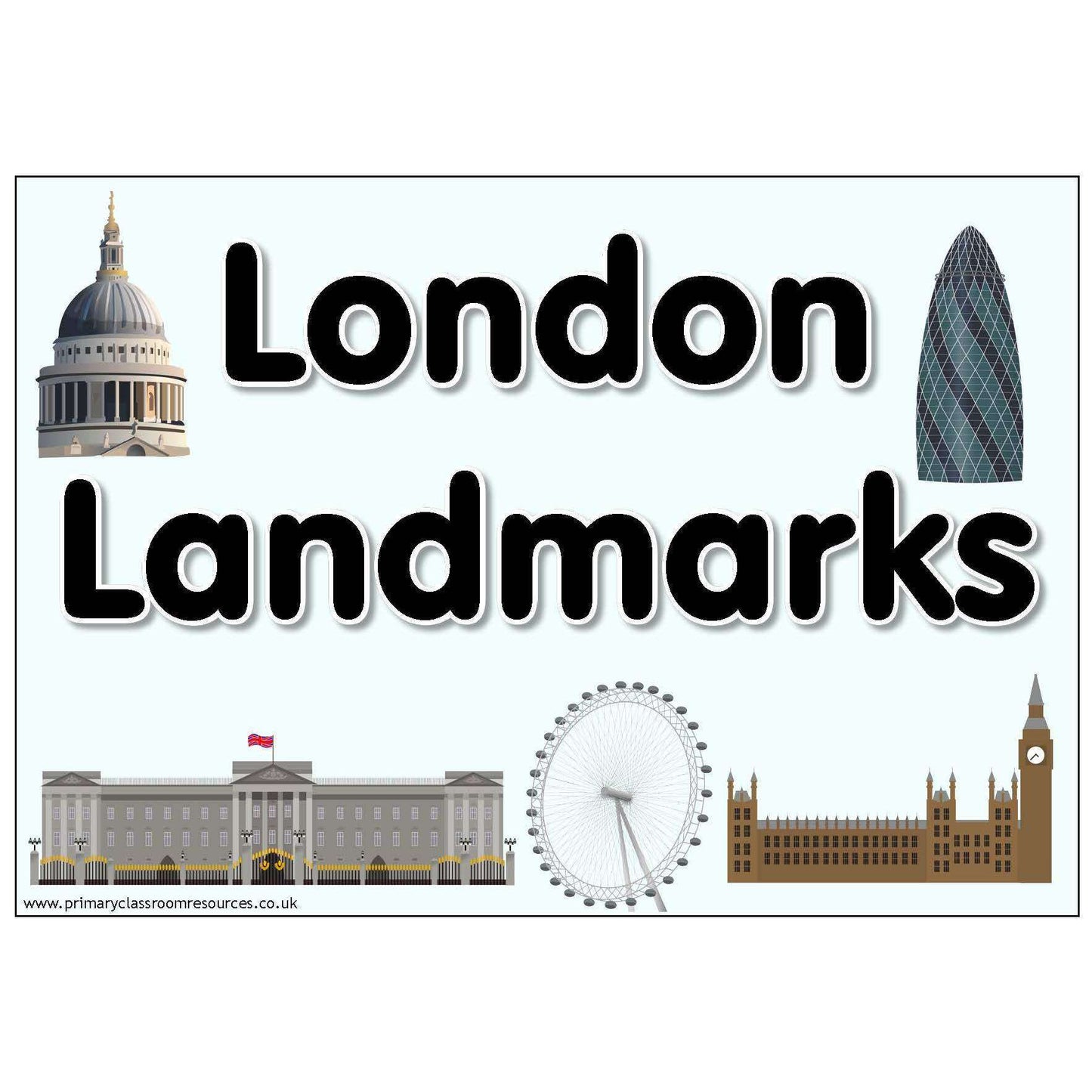 London Landmarks Display Pack:Primary Classroom Resources
