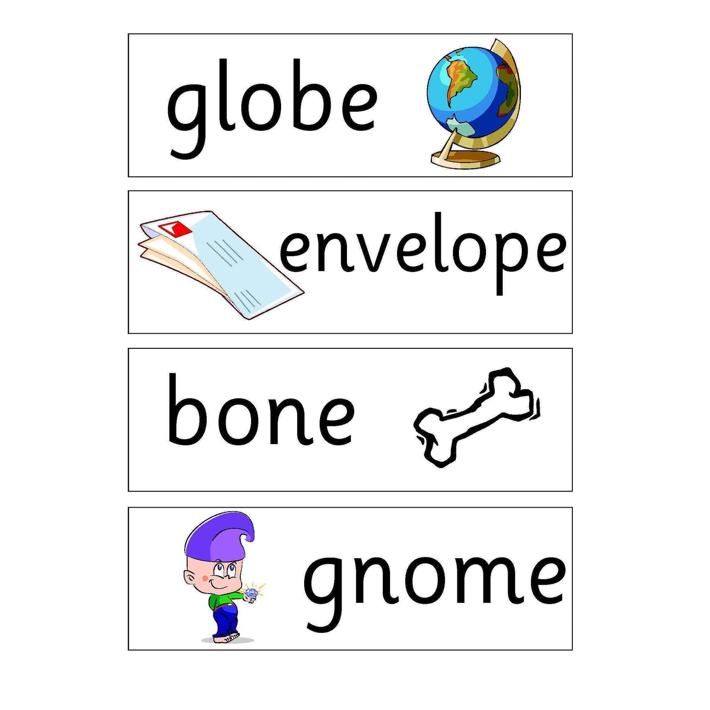 Long Vowel O Display Pack:Primary Classroom Resources