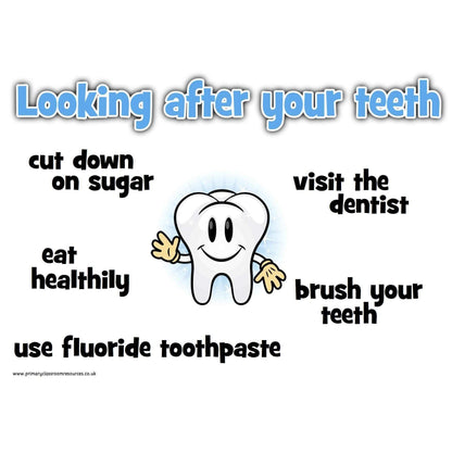 Looking After Your Teeth Posters:Primary Classroom Resources