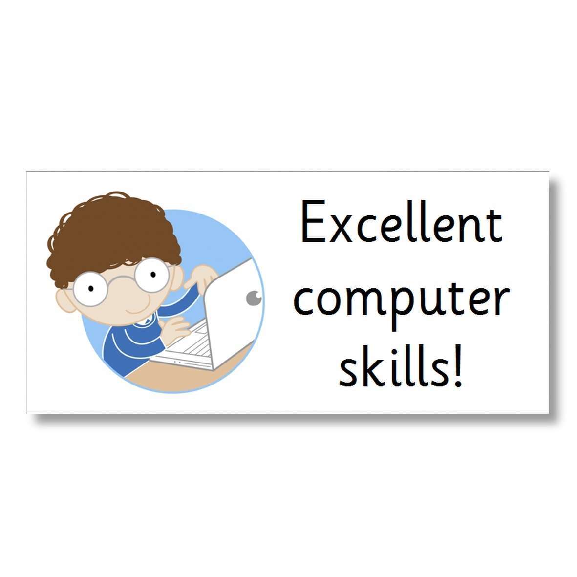Excellent Computer Skills Marking Stickers – Primary Classroom Resources