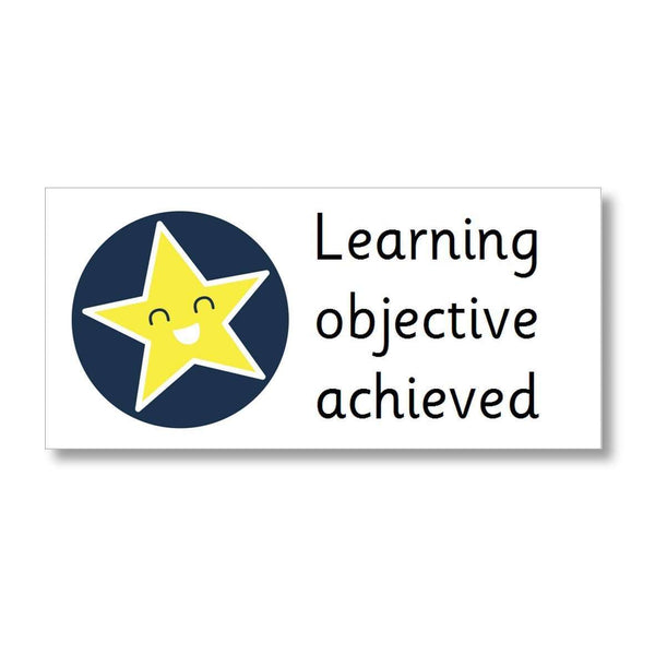 Learning Objective Achieved Self Inking Teacher Reward Xstamper Stamp - Sticker Stocker