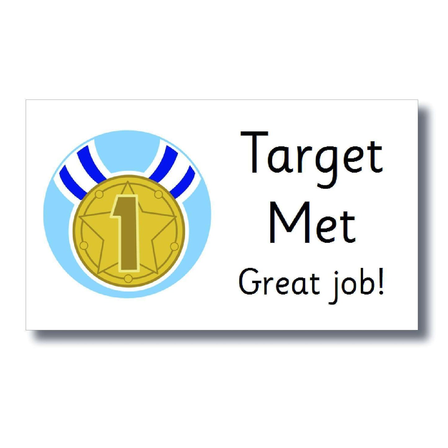 Marking Stickers - Target Met:Primary Classroom Resources