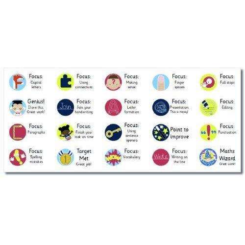 Marking Stickers Mega Pack 1 - 20 sheets (1300 stickers!):Primary Classroom Resources