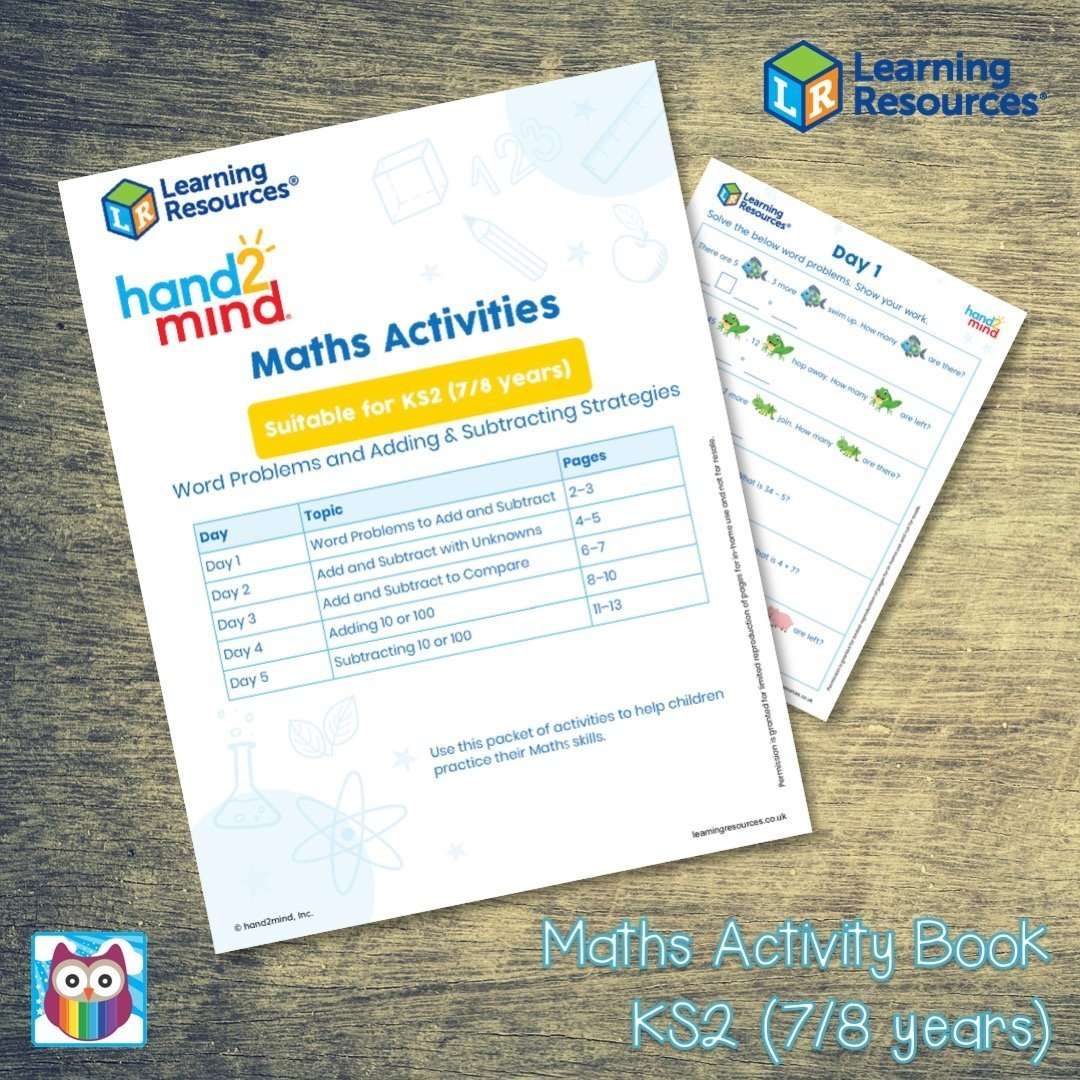 Maths Activity Book - Suitable for KS2 (7/8 years):Primary Classroom Resources