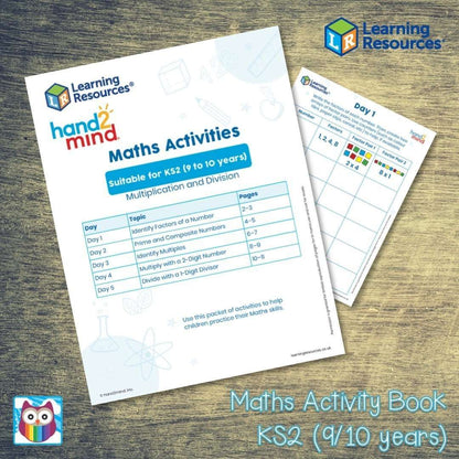Maths Activity Book - Suitable for KS2 (9/10 years):Primary Classroom Resources