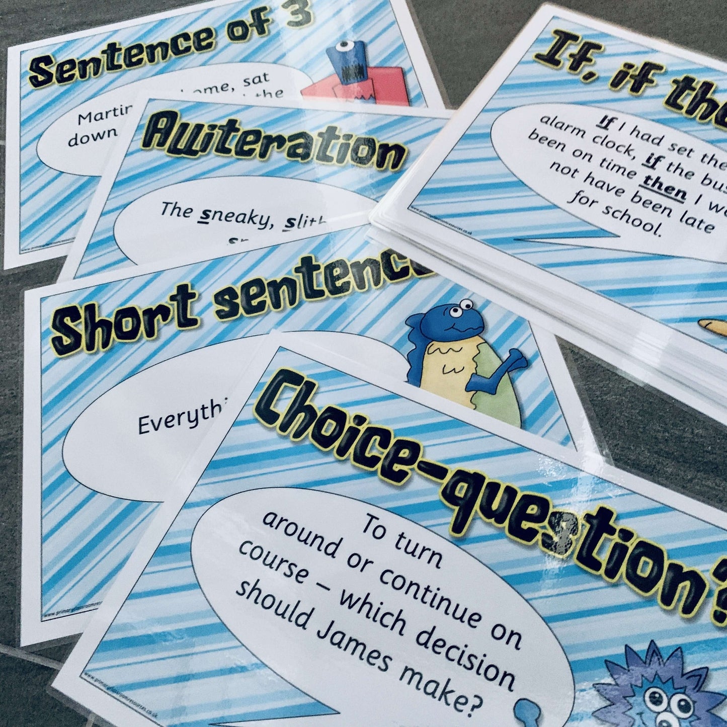 Monster Sentence Types:Primary Classroom Resources