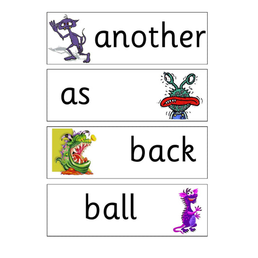 Monsters Year 1 and 2 Keywords:Primary Classroom Resources