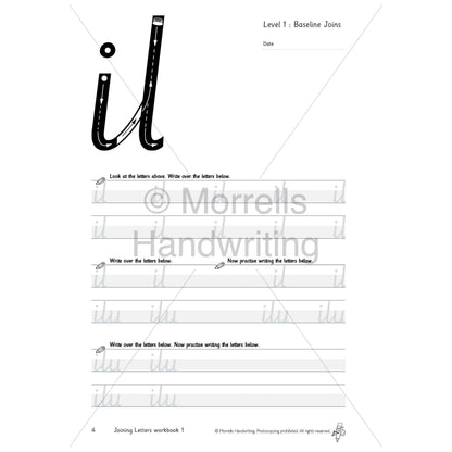 Morrells Handwriting - Joining Letters - Workbook 1:Primary Classroom Resources