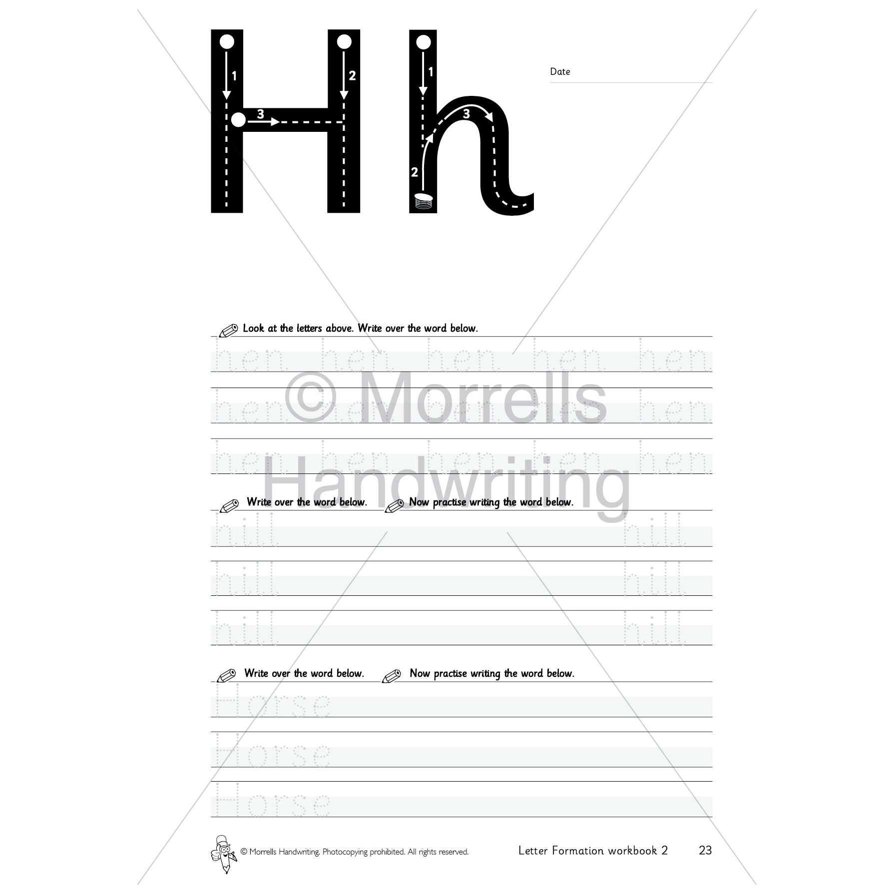 Morrells Handwriting - Letter Formation - Workbook 2:Primary Classroom Resources