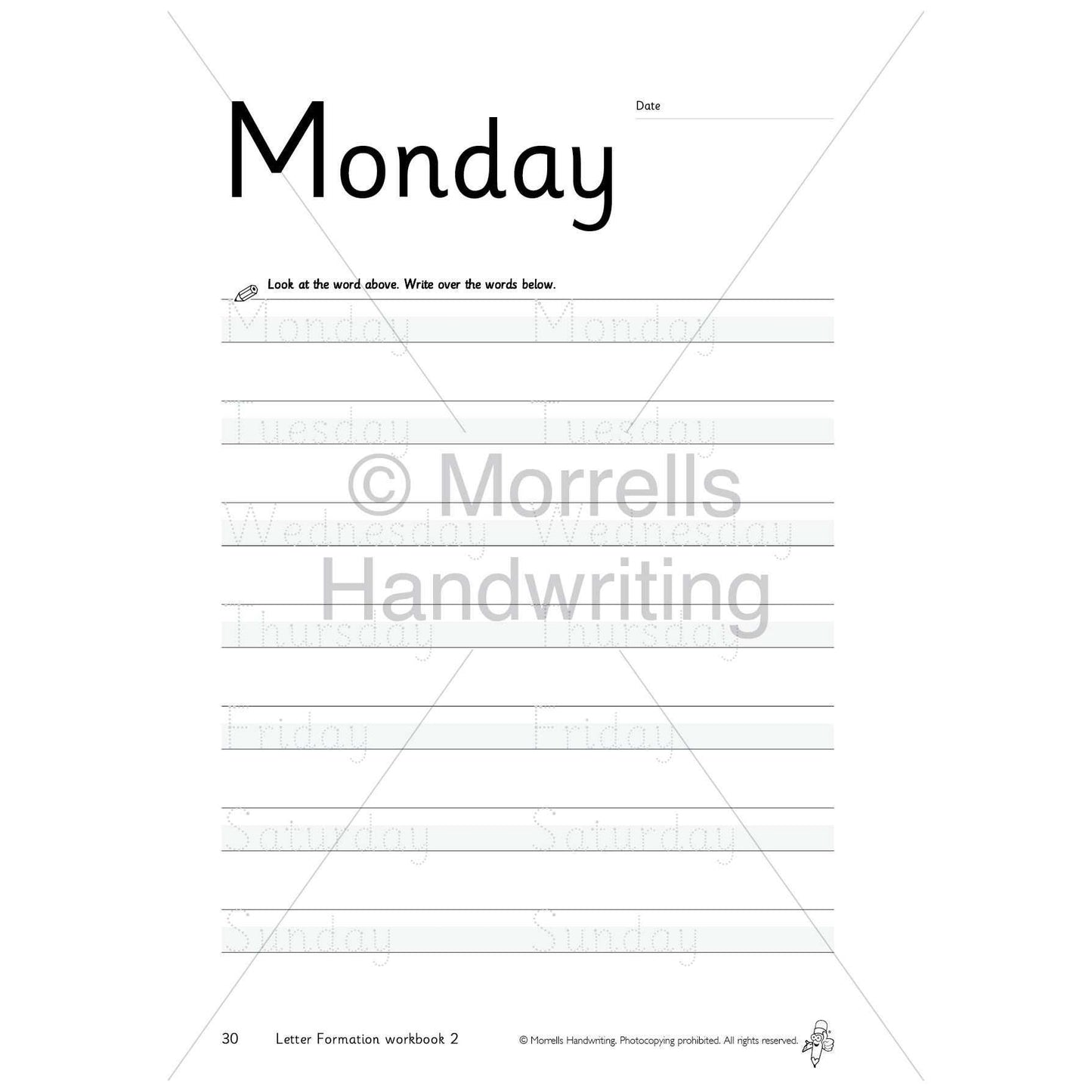 Morrells Handwriting - Letter Formation - Workbook 2:Primary Classroom Resources