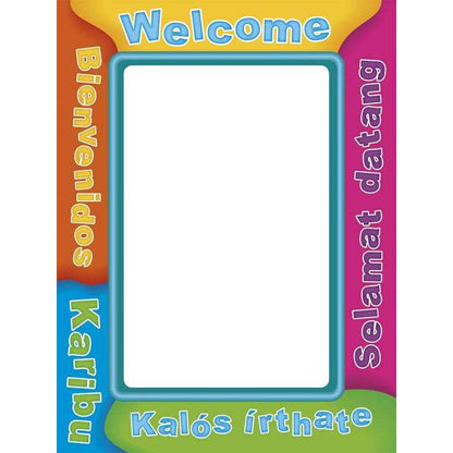 Multicultural Welcome Frame Accents:Primary Classroom Resources