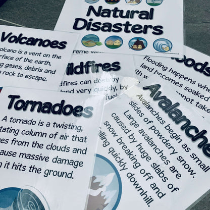 Natural Disasters Display Pack:Primary Classroom Resources