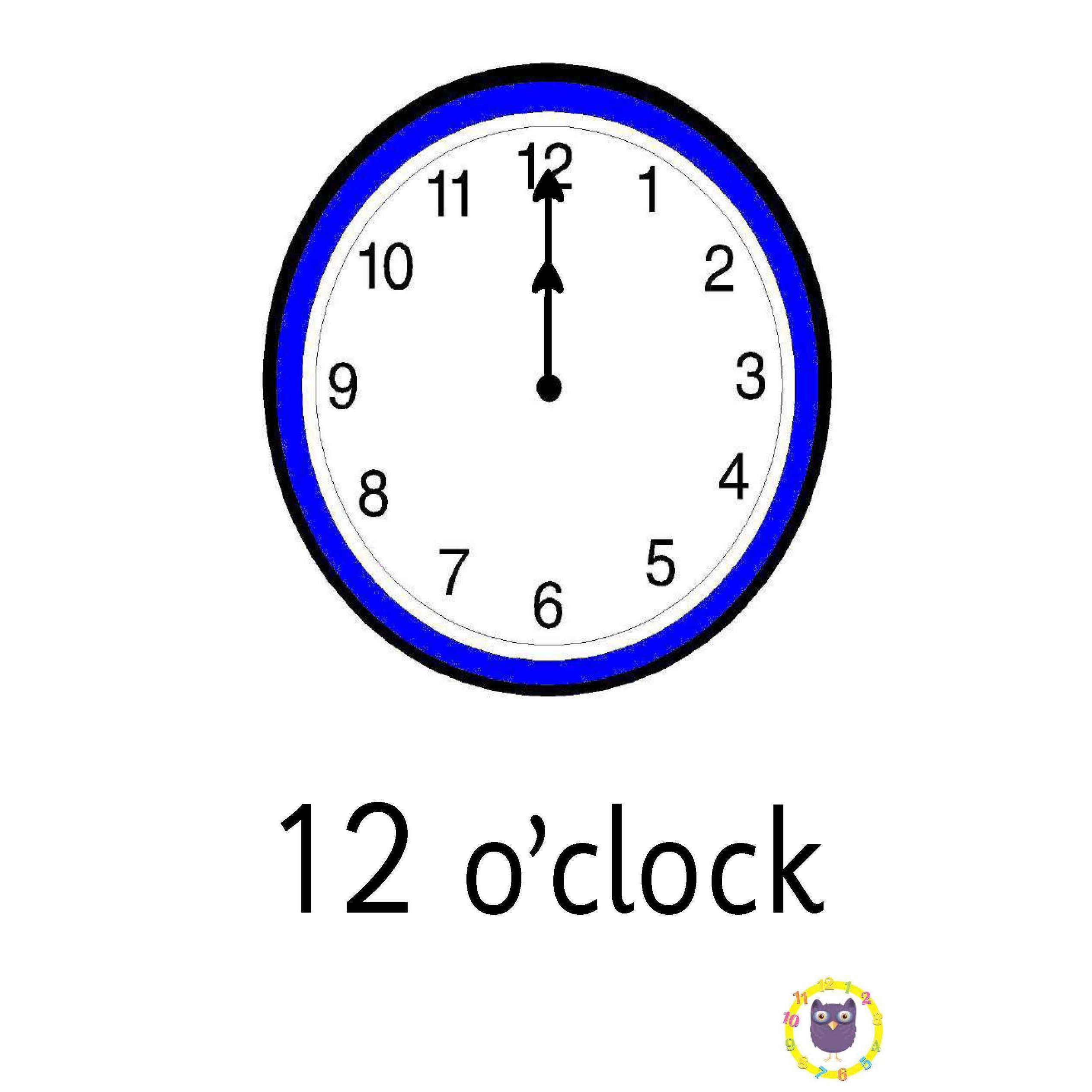 O Clock Note Oscars O'Clock Flashcards – Primary Classroom Resources
