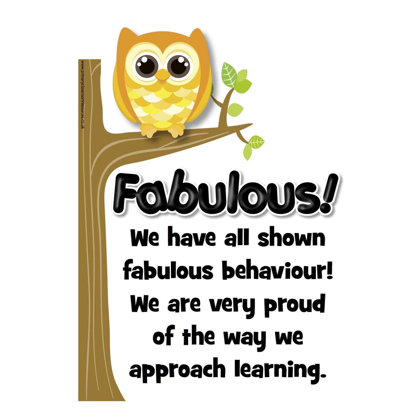 Owl Behaviour Tree Pack:Primary Classroom Resources