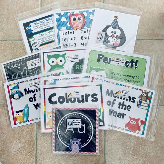 Owl Classroom Resource Pack:Primary Classroom Resources