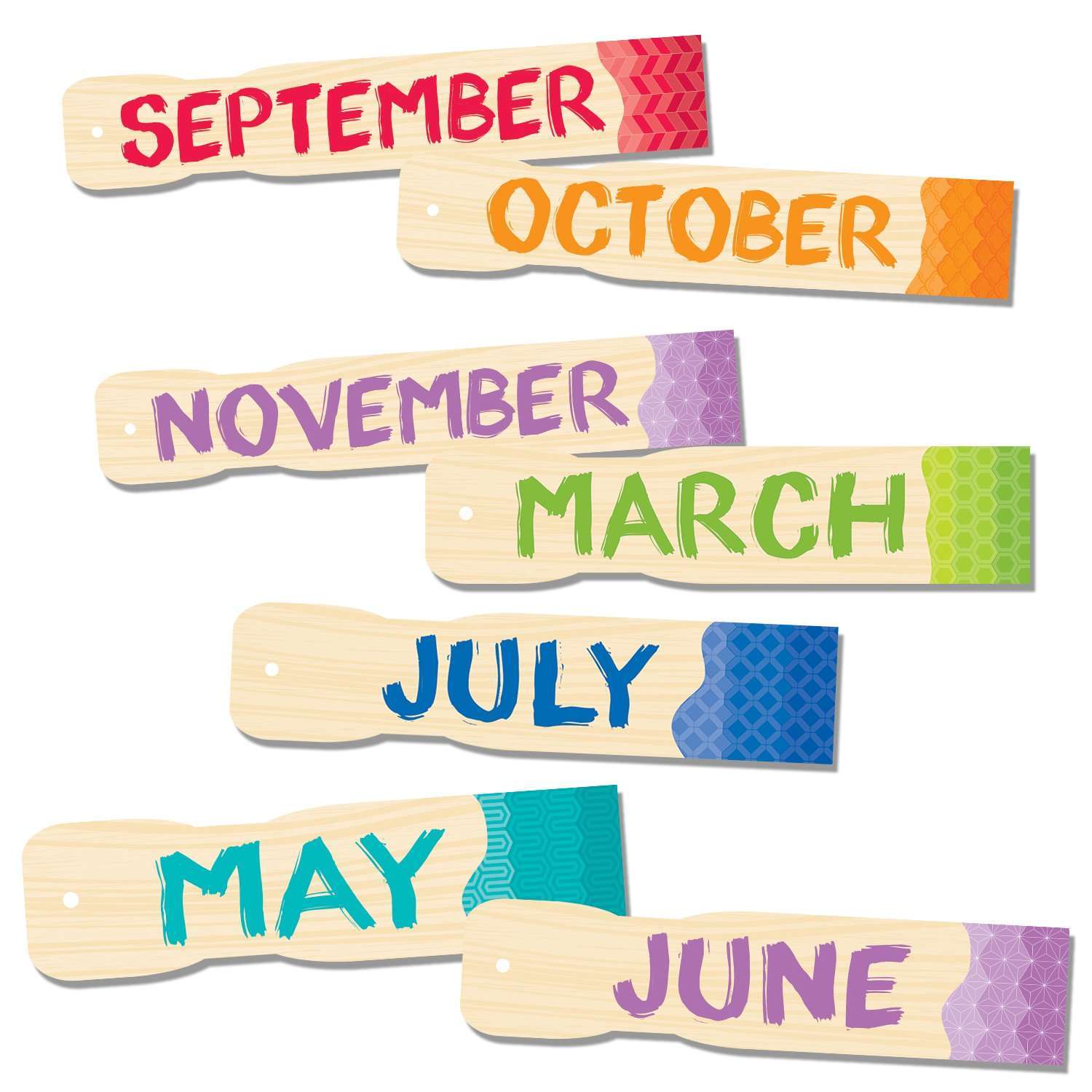 Painted Palette Months of the Year Headlines:Primary Classroom Resources