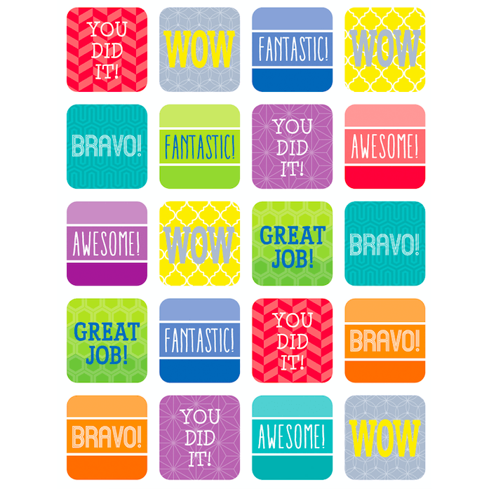 Painted Palette Positive Classroom Reward Stickers:Primary Classroom Resources