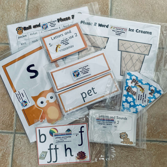 Phase 2 Letters and Sounds Resource Pack:Primary Classroom Resources