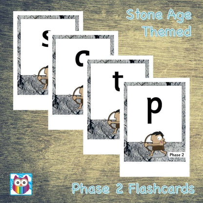 Phase 2 Phonemes - Stone Age Themed:Primary Classroom Resources